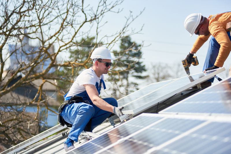 Professional Installing Solar Panels